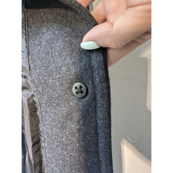 Inc International Concepts Pea Coat Womens Dark Gray Wool Blend Size XXL NWT - Picture 11 of 13